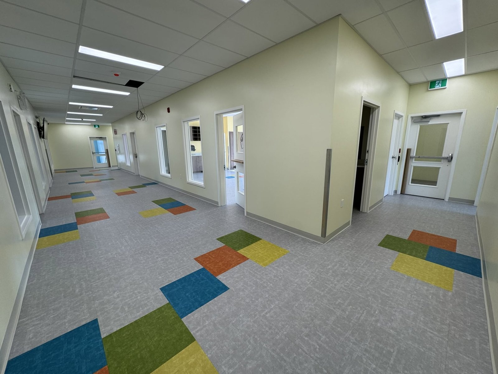 Espaces intérieurs de la garderie